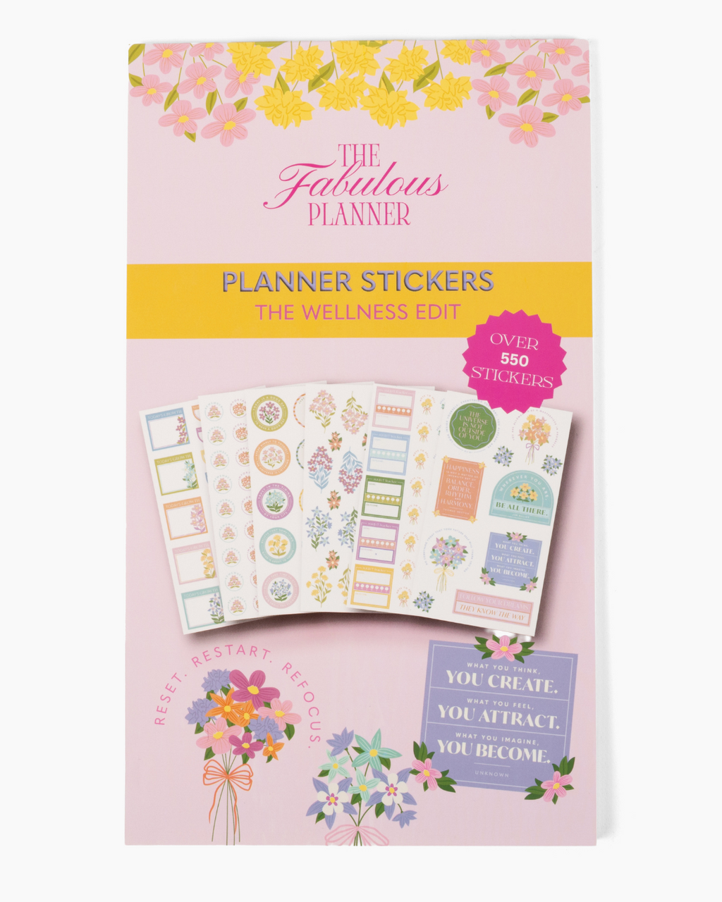 Wellness Planner Sticker Book