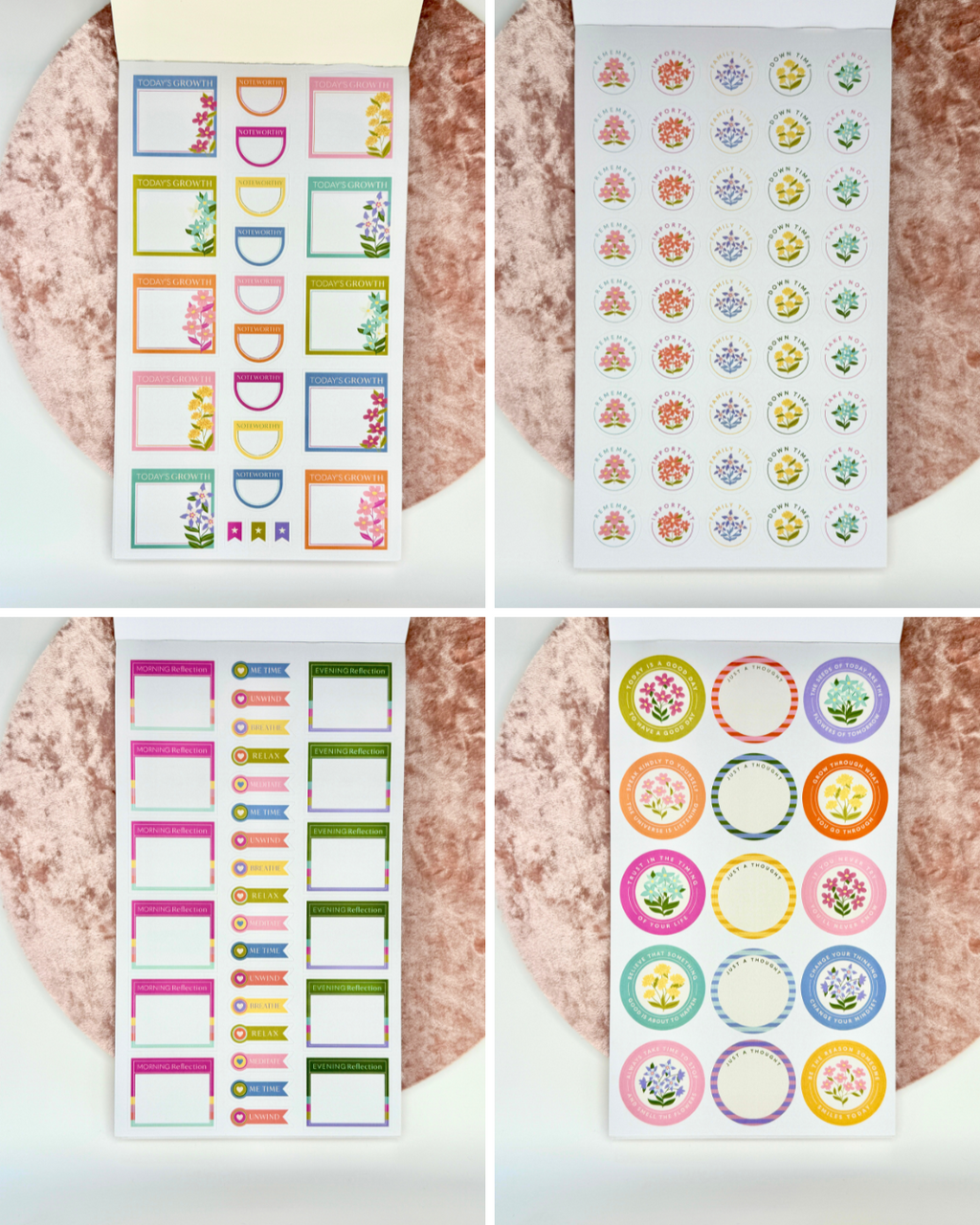 Wellness Planner Sticker Book