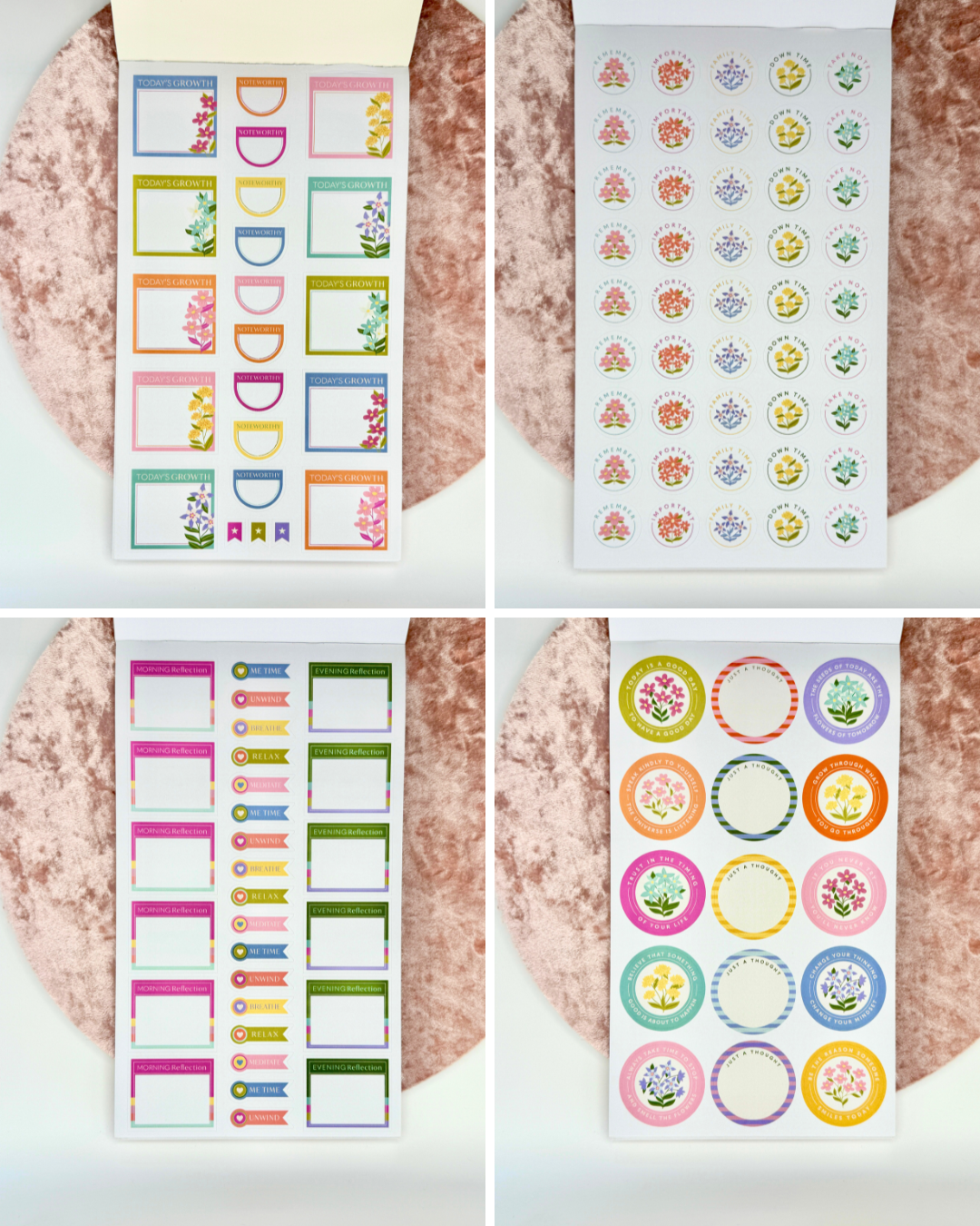 Wellness Planner Sticker Book