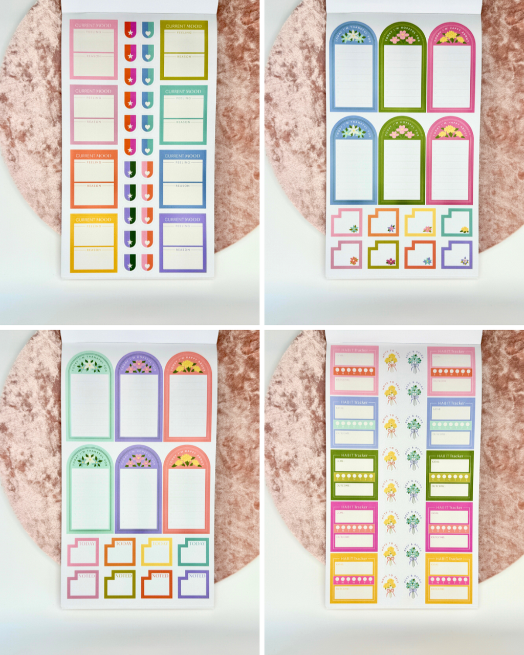 Wellness Planner Sticker Book