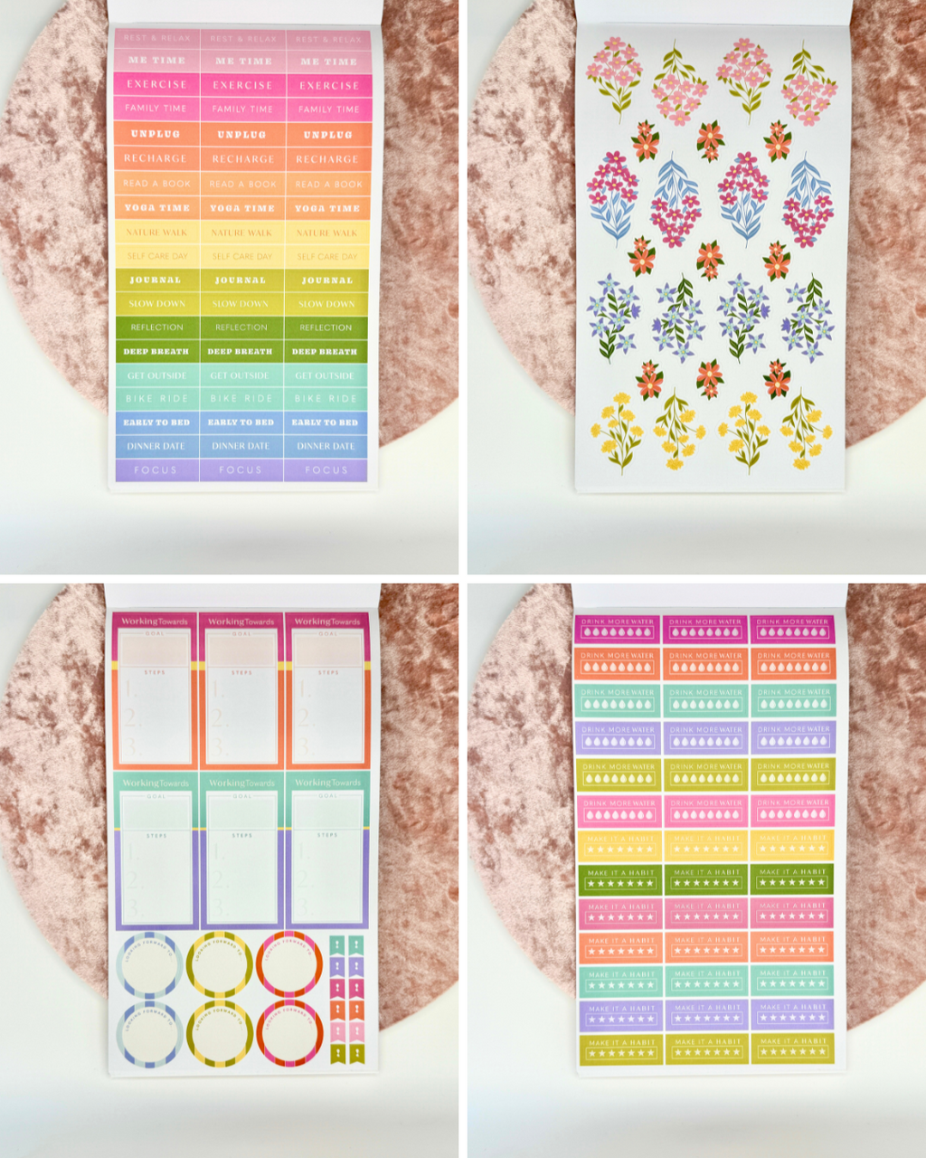 Wellness Planner Sticker Book