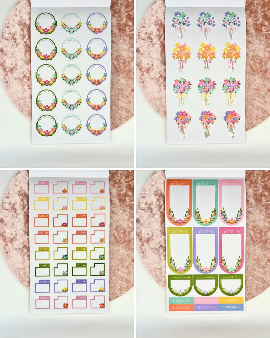 Wellness Planner Sticker Book