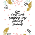 Wedding Day Memory Journal
