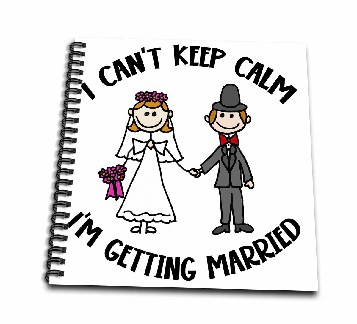 Funny Bride & Groom Sketchbook