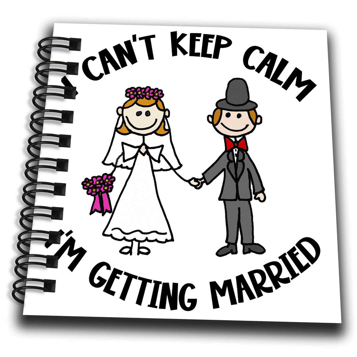 Funny Bride & Groom Sketchbook