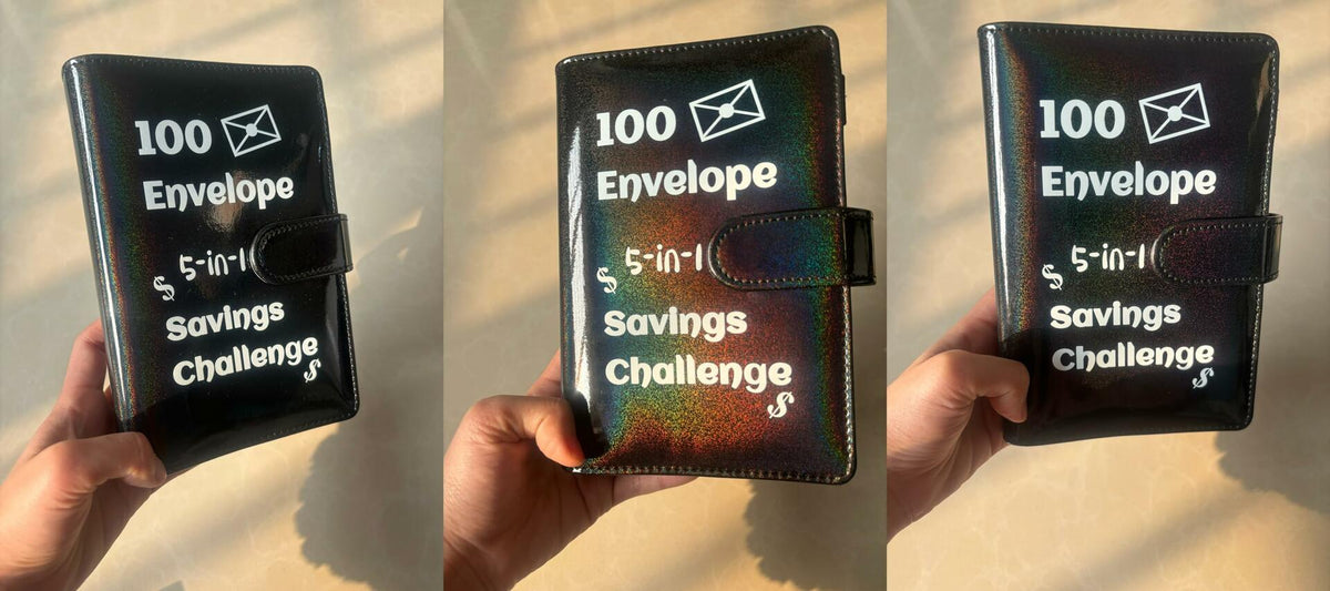 100 Envelope Challenge Budget Binder – Cash Stuffing Savings Tracker & Budget Planner